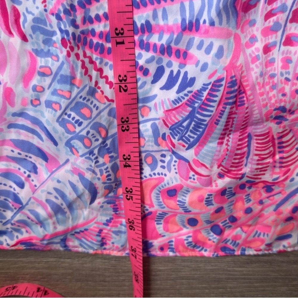 NWOT Lilly Pulitzer Pink and Purple Zana skort Romper - Picture 7 of 8